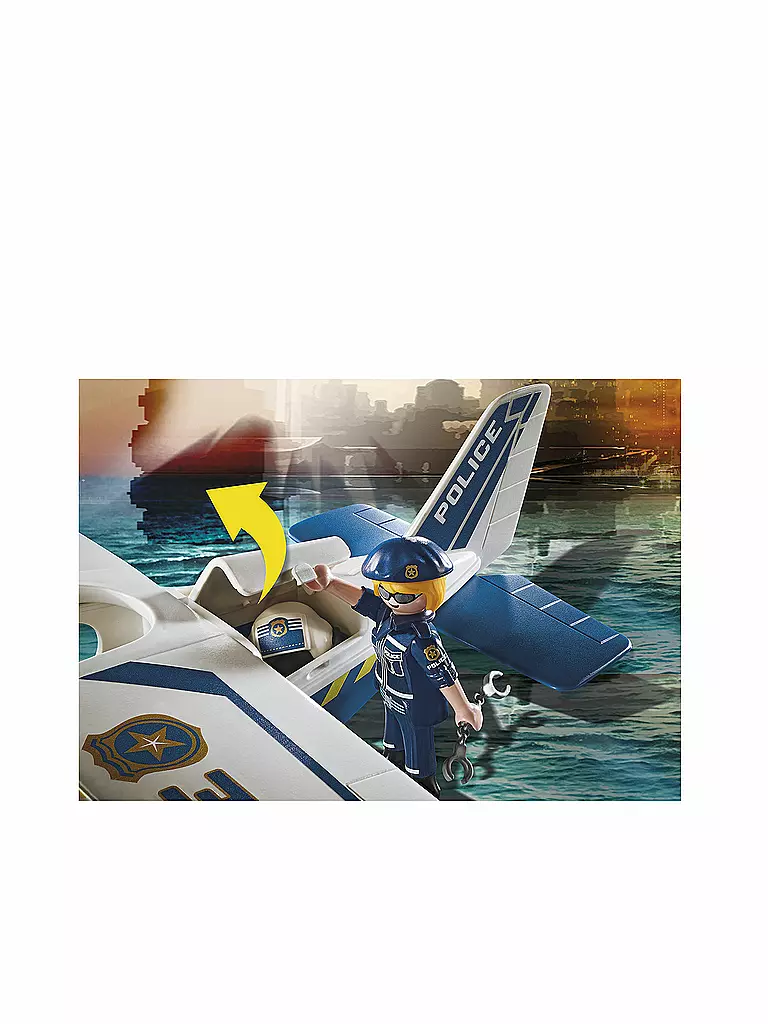 PLAYMOBIL | Polizei-Wasserflugzeug: Schmuggler-Verfolgung 70779 | keine Farbe