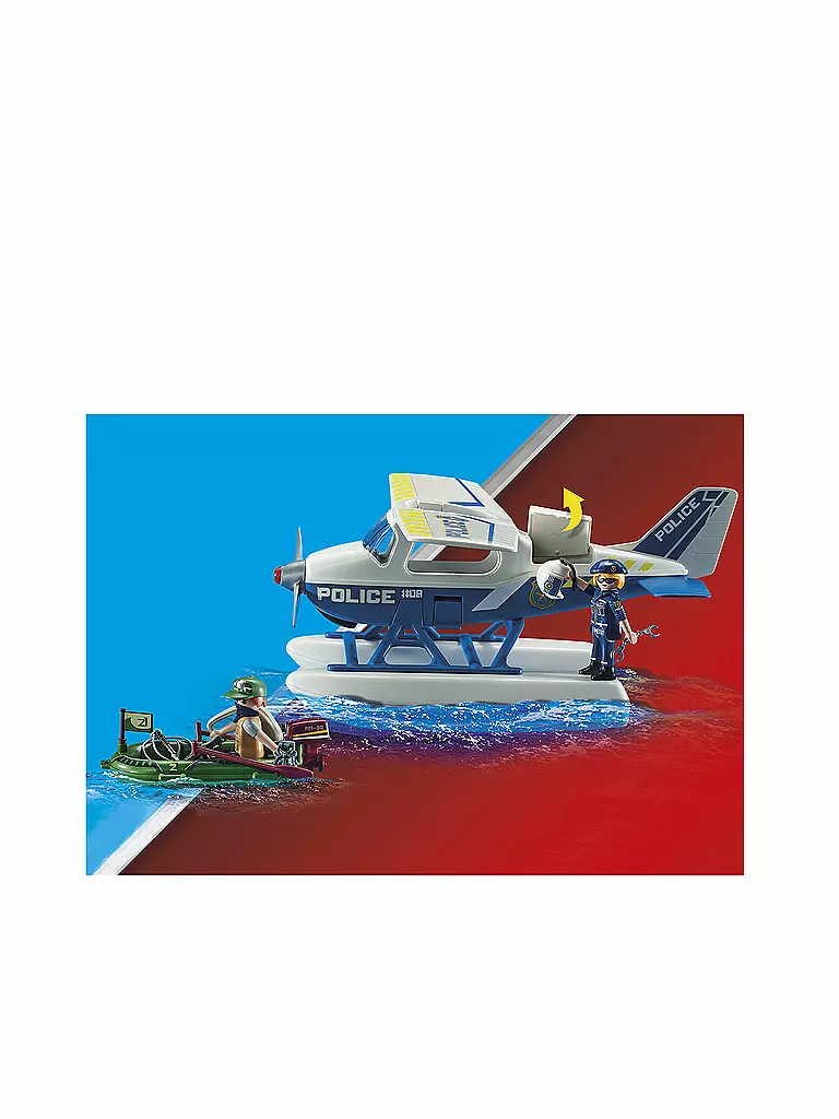 PLAYMOBIL | Polizei-Wasserflugzeug: Schmuggler-Verfolgung 70779 | keine Farbe