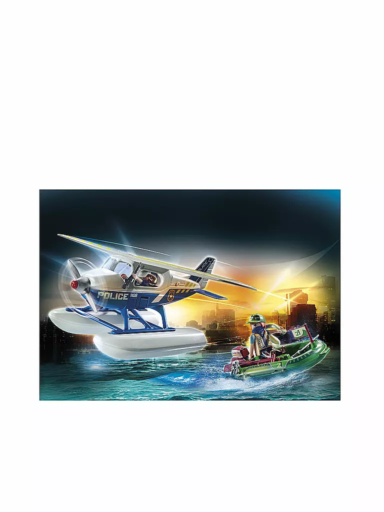 PLAYMOBIL | Polizei-Wasserflugzeug: Schmuggler-Verfolgung 70779 | keine Farbe