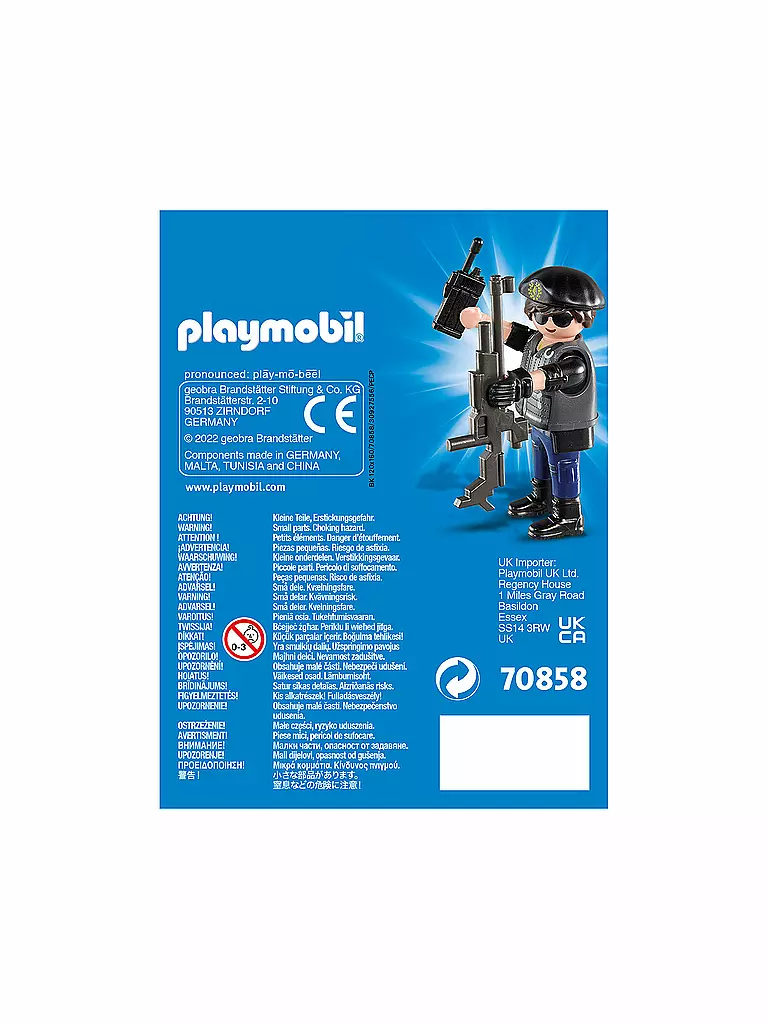 PLAYMOBIL | Polizist 70858 | keine Farbe