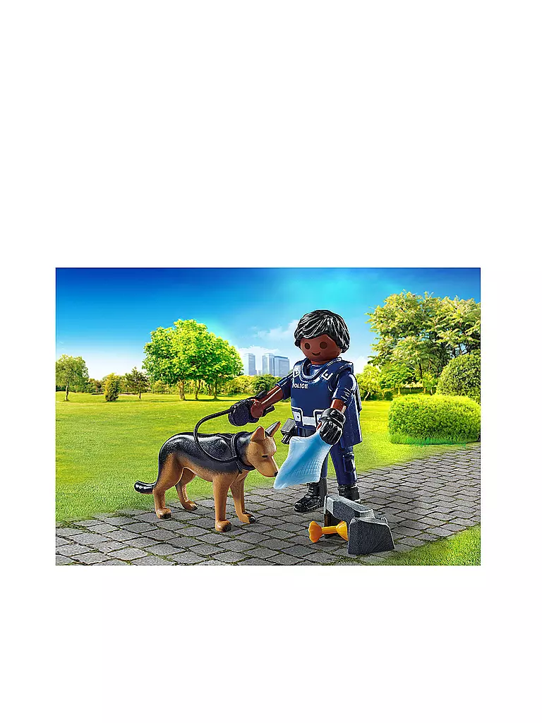 PLAYMOBIL | Polizist mit Spürhund 71162 | keine Farbe