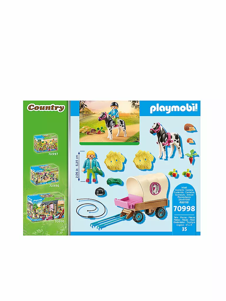 PLAYMOBIL | Ponykutsche 70998 | keine Farbe