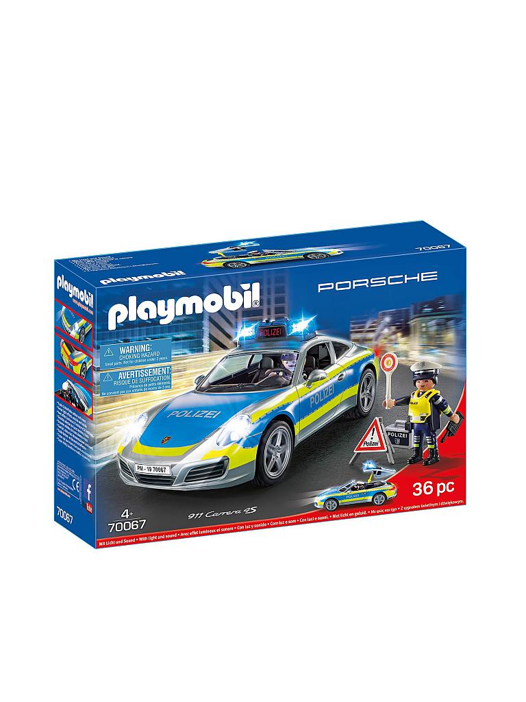 PLAYMOBIL | Porsche 911 Carrera 4S Polizei 70067 | blau