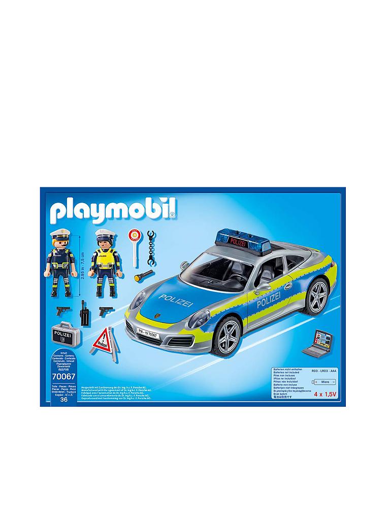 PLAYMOBIL | Porsche 911 Carrera 4S Polizei 70067 | blau