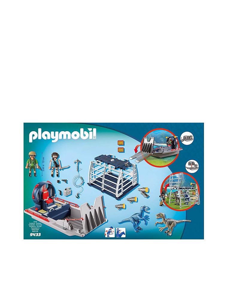 PLAYMOBIL | Propeller mit Dinokäfig 9433 | transparent