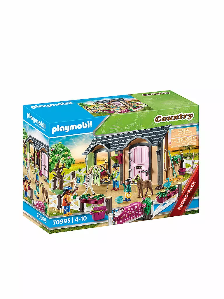 PLAYMOBIL | Reitunterricht mit Pferdeboxen 70995 | keine Farbe