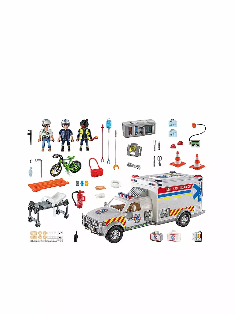PLAYMOBIL | Rettungs-Fahrzeug: US Ambulance 70936 | keine Farbe