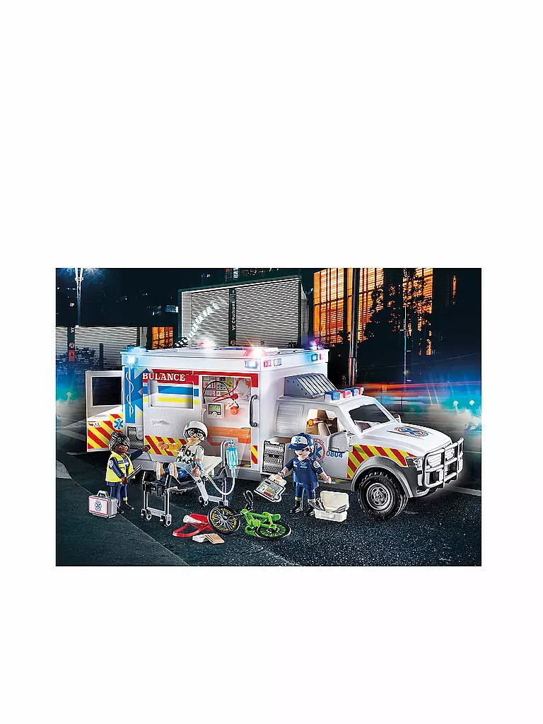 PLAYMOBIL | Rettungs-Fahrzeug: US Ambulance 70936 | keine Farbe