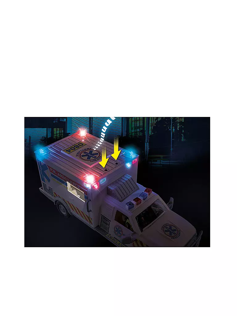 PLAYMOBIL | Rettungs-Fahrzeug: US Ambulance 70936 | keine Farbe