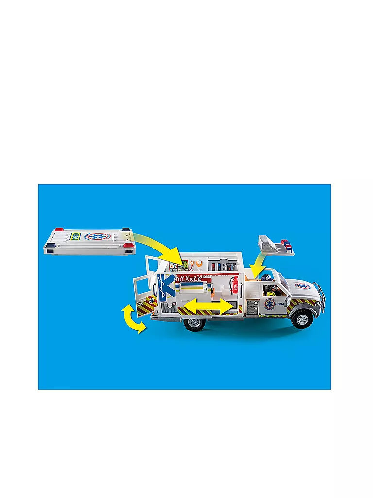 PLAYMOBIL | Rettungs-Fahrzeug: US Ambulance 70936 | keine Farbe