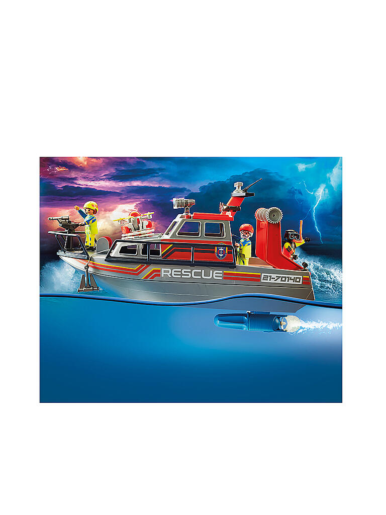 PLAYMOBIL | Seenot: Löscheinsatz mit Rettungskreuzer 70140 | keine Farbe