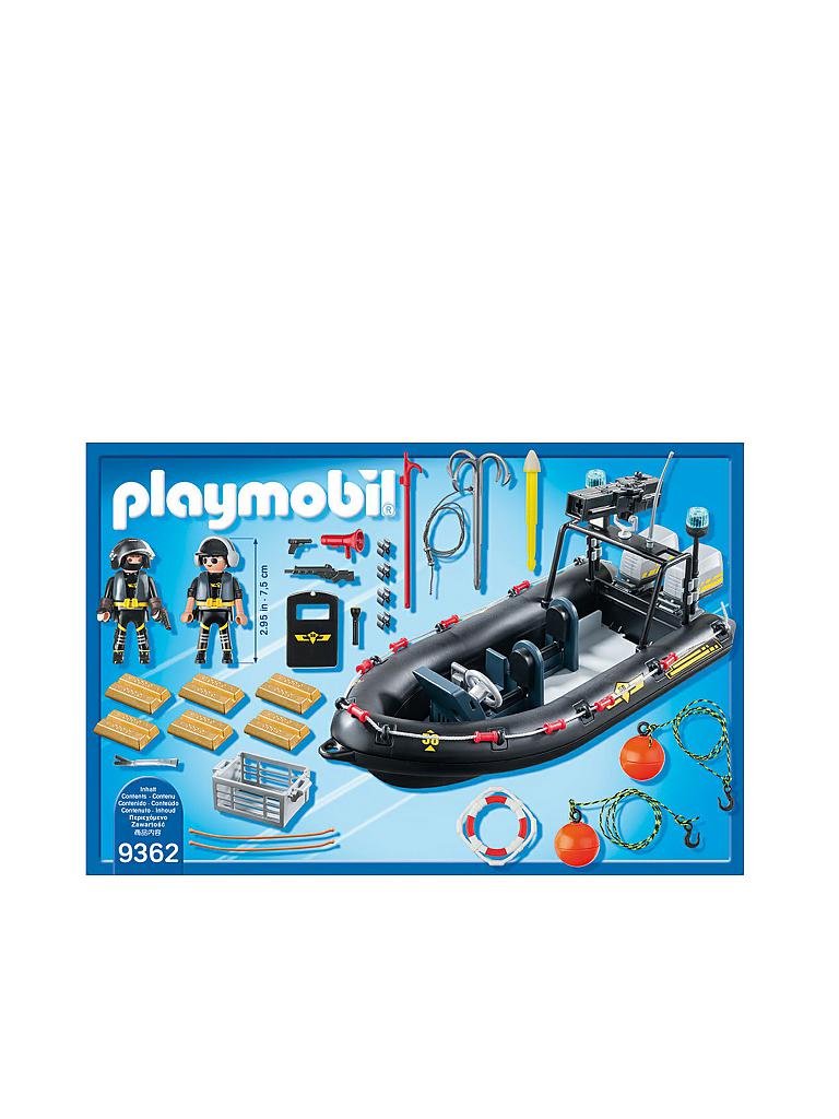 PLAYMOBIL | SEK Schlauchboot 9362 | keine Farbe