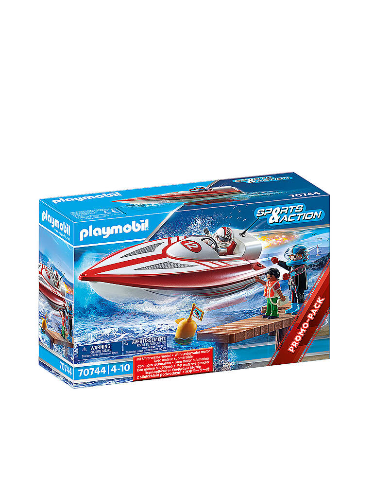 PLAYMOBIL | Speedboot mit Unterwassermotor 70744 | keine Farbe