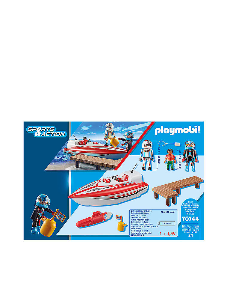PLAYMOBIL | Speedboot mit Unterwassermotor 70744 | keine Farbe