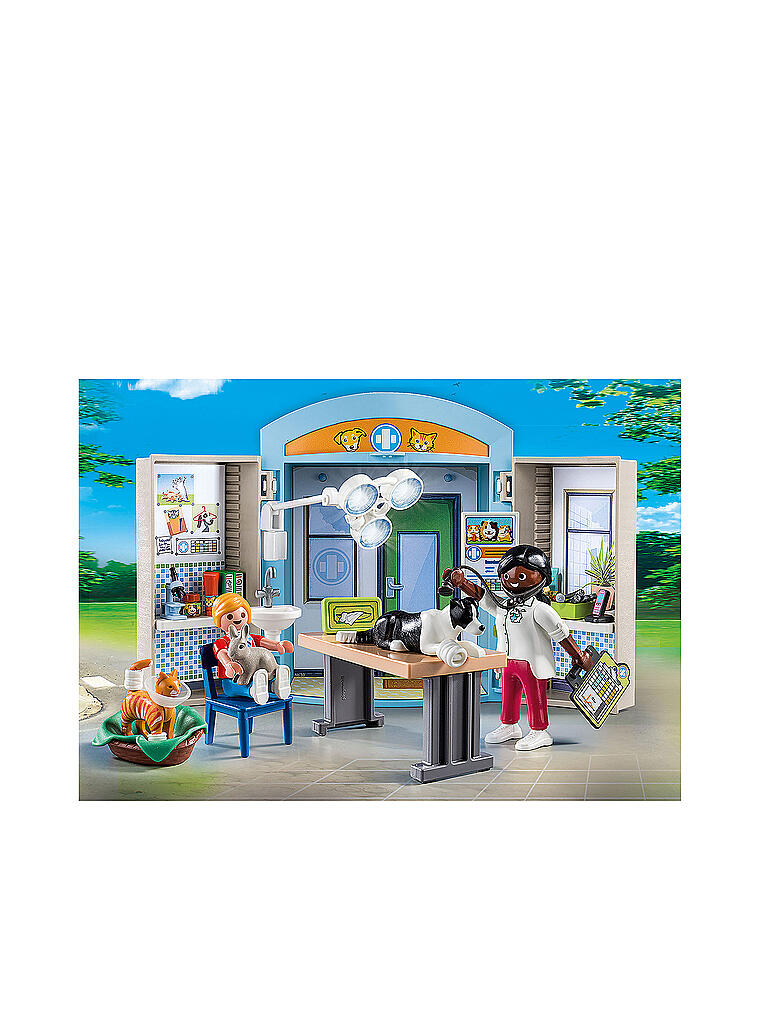 PLAYMOBIL | Spielbox - Beim Tierarzt 70309 | bunt