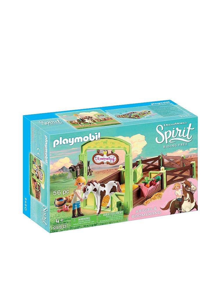 PLAYMOBIL | Spirit - Pferdebox Abigail und Bommerang 9480 | keine Farbe