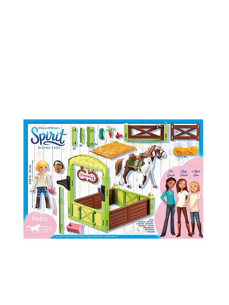 PLAYMOBIL | Spirit - Pferdebox Abigail und Bommerang 9480 | keine Farbe