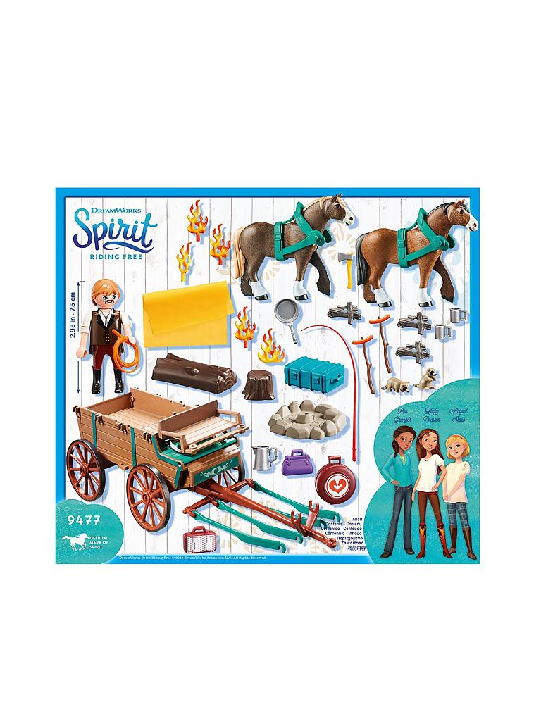 PLAYMOBIL | Spirit - Vater Jim mit Kutsche 9477 | keine Farbe