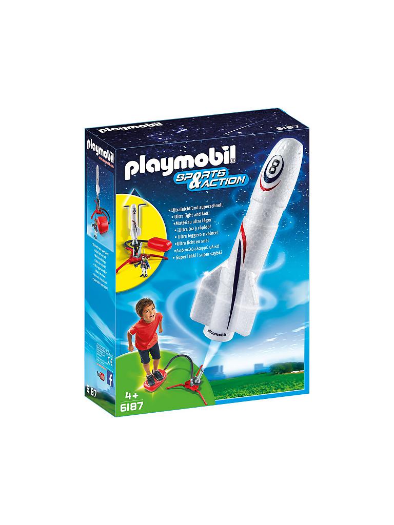 PLAYMOBIL | Sports & Action - Rakete mit Spring Booster 6187 | transparent