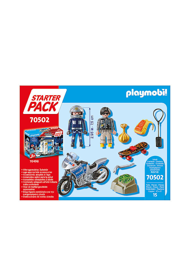 PLAYMOBIL | Starter Pack Polizei Ergänzungsset 70502 | keine Farbe