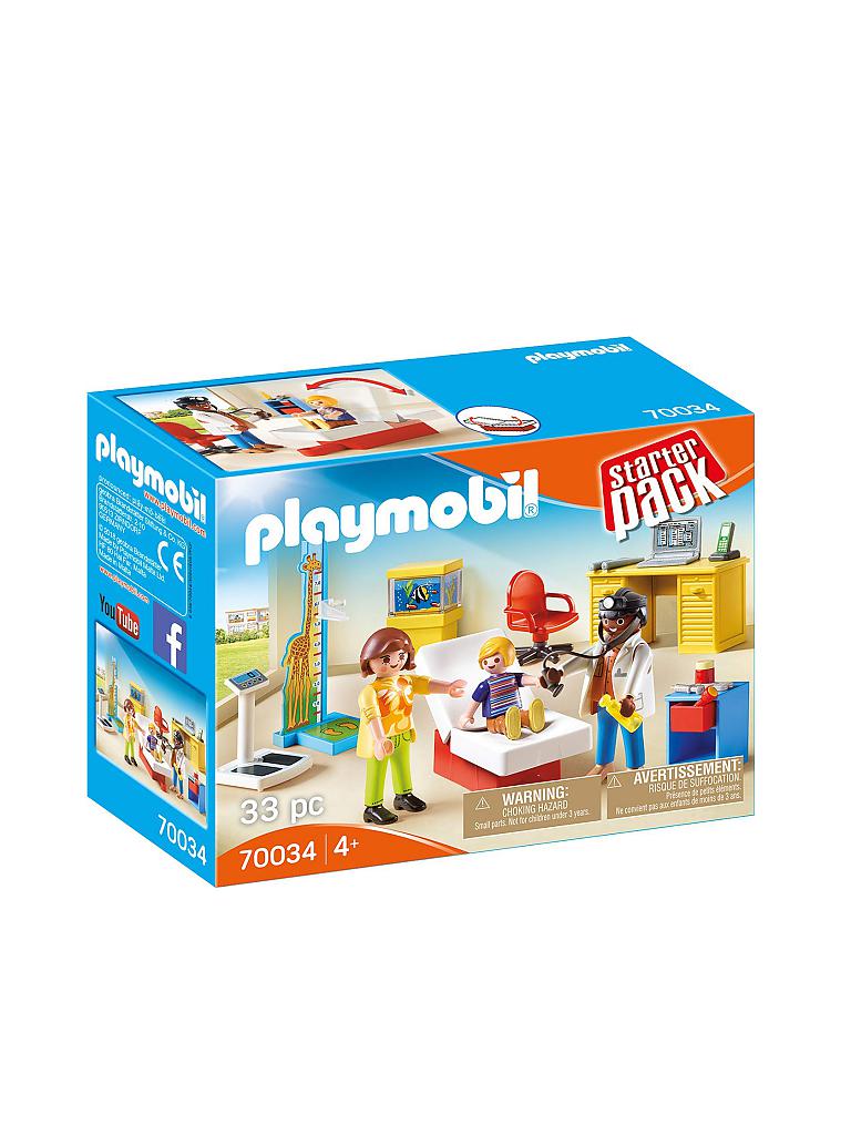 PLAYMOBIL | Starter-Pack Beim Kinderarzt 70034 | blau