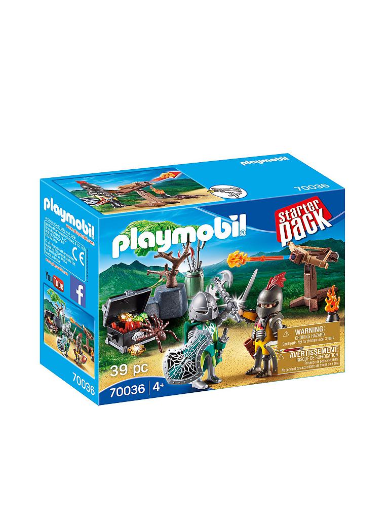 PLAYMOBIL | Starter-Pack Kampf um den Ritterschatz 70036 | blau