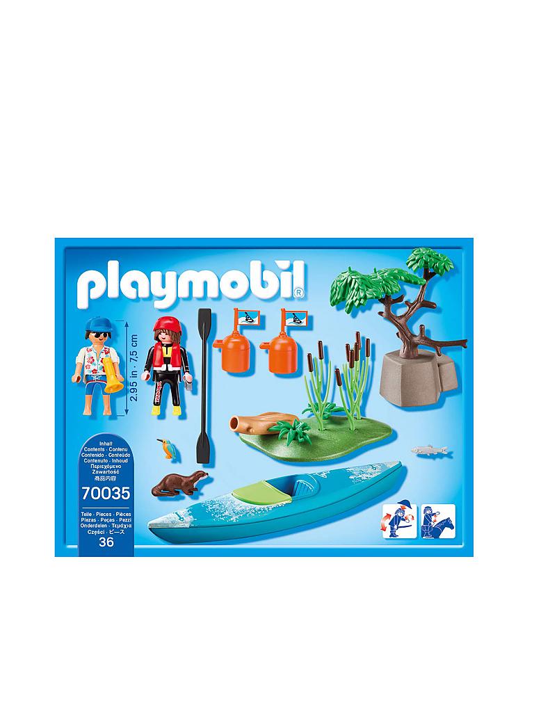 PLAYMOBIL | Starter-Pack Kanu Training 70035 | blau