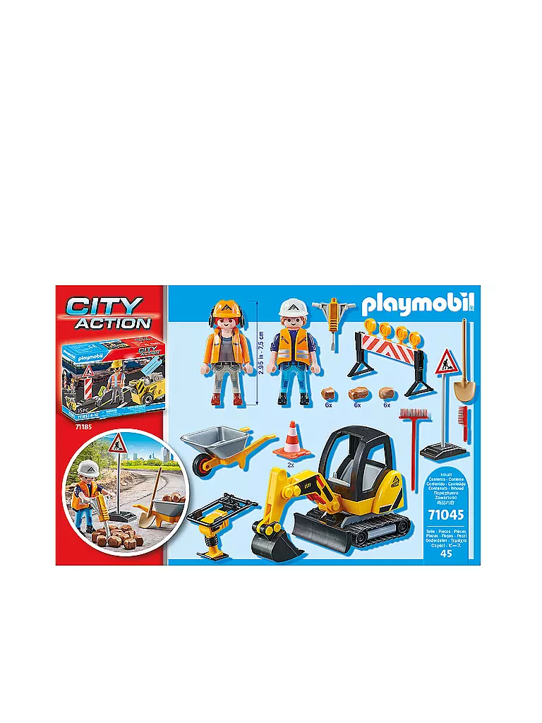 PLAYMOBIL | Straßenbau 71045 | keine Farbe