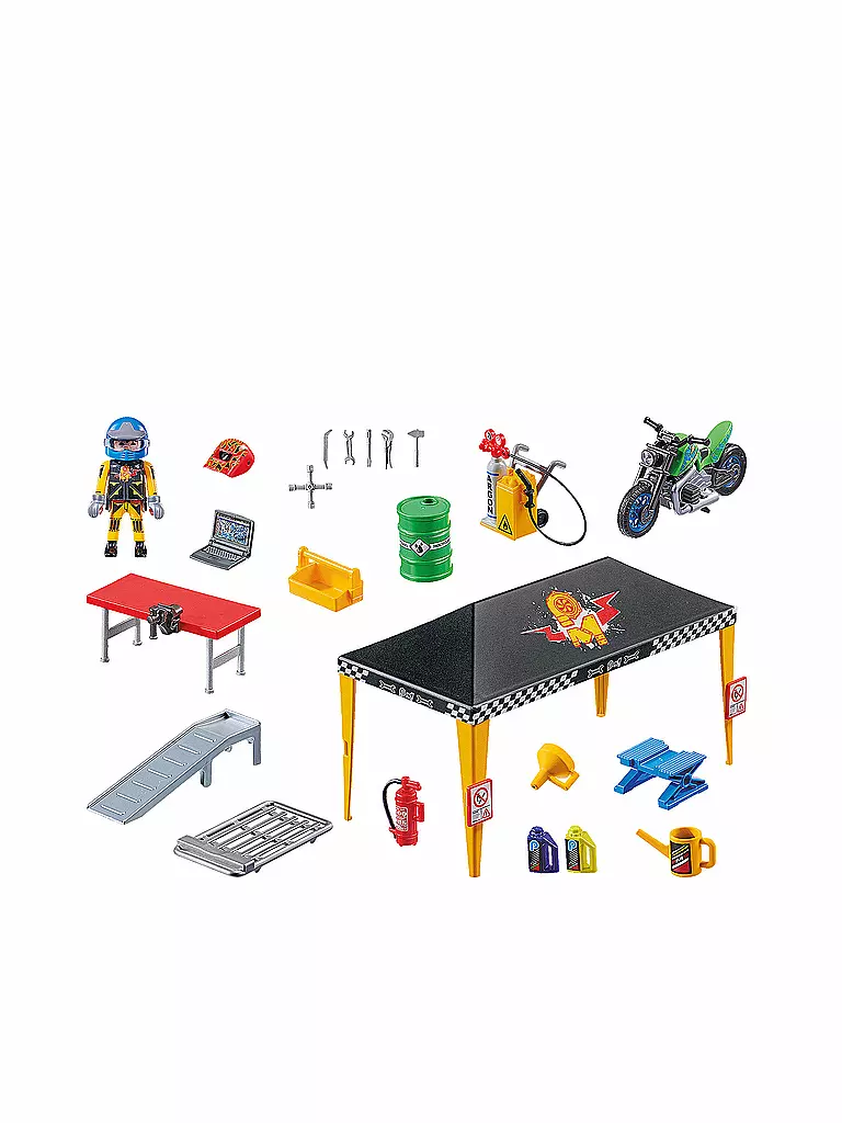 PLAYMOBIL | Stuntshow Werkstattzelt 70552 | keine Farbe