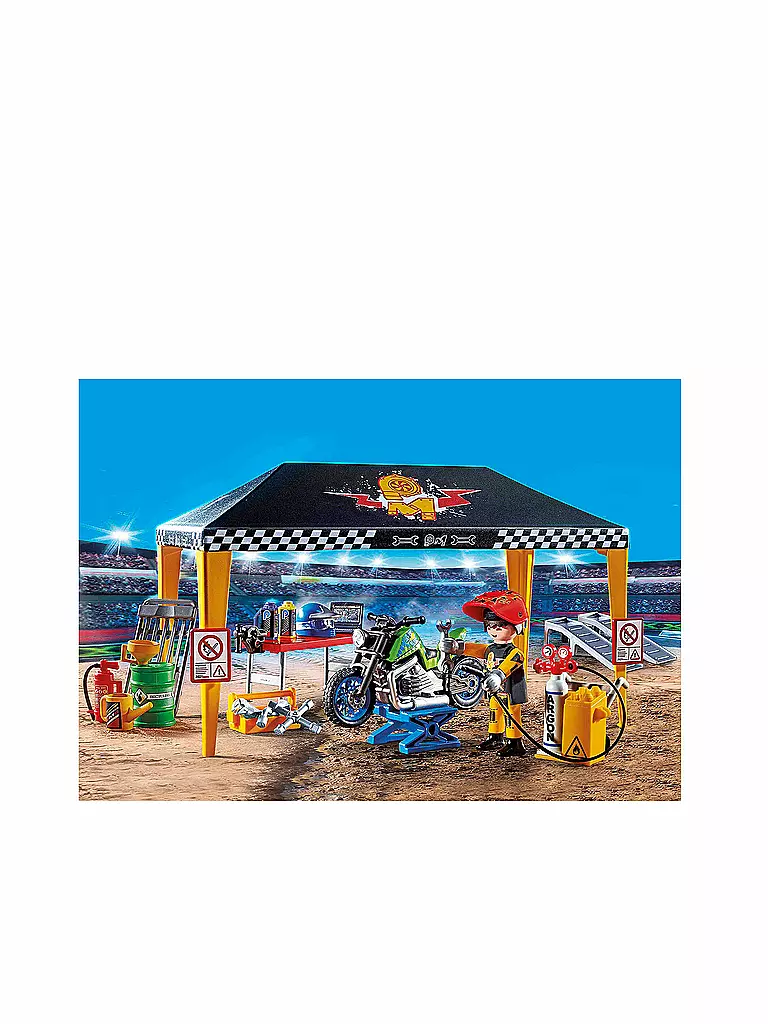 PLAYMOBIL | Stuntshow Werkstattzelt 70552 | keine Farbe