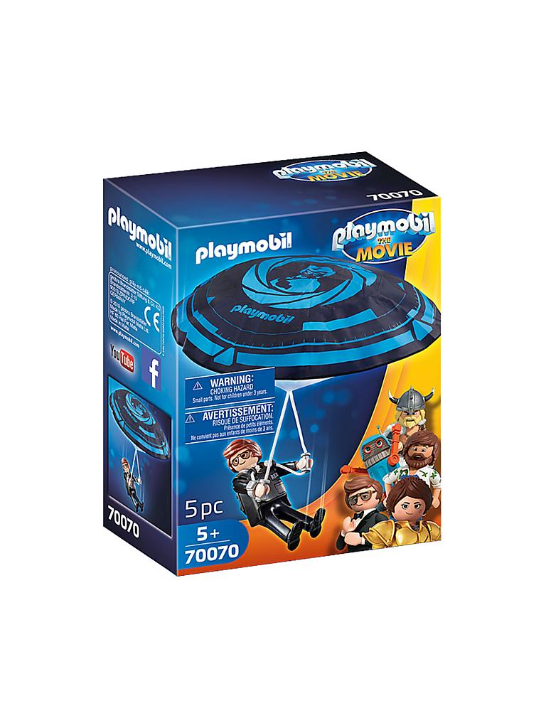 PLAYMOBIL | THE MOVIE Rex Dasher mit Fallschirm 70070 | keine Farbe