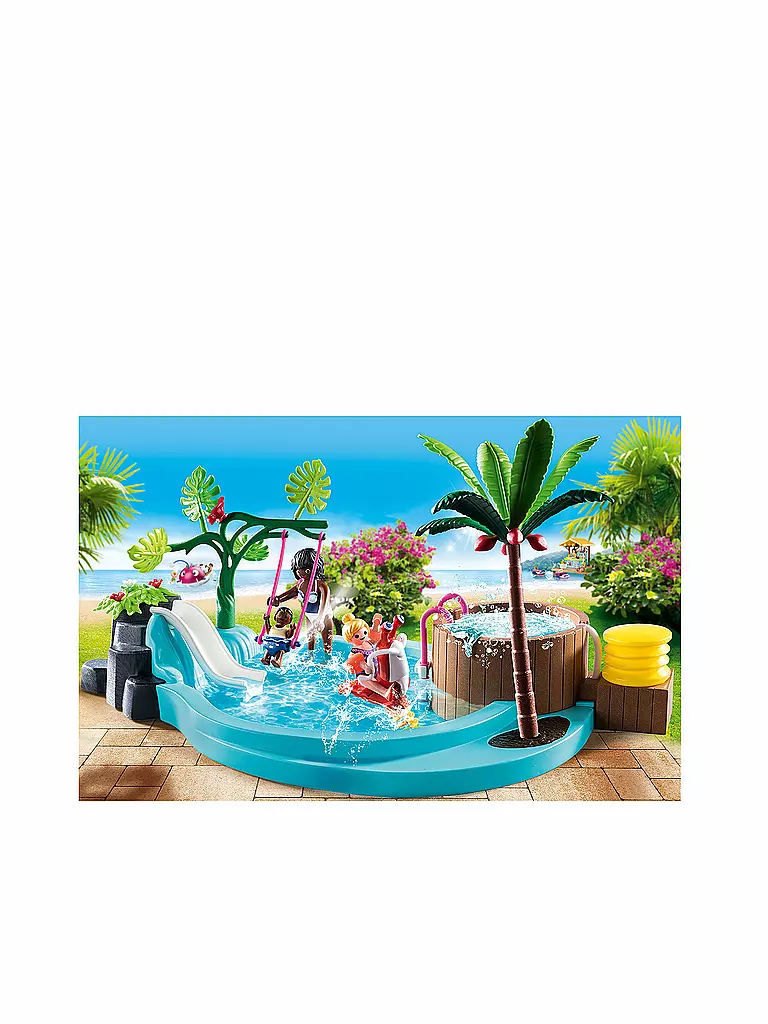 PLAYMOBIL | Tropischer Aqua Park - Kinderbecken mit Whirlpool 70611 | keine Farbe