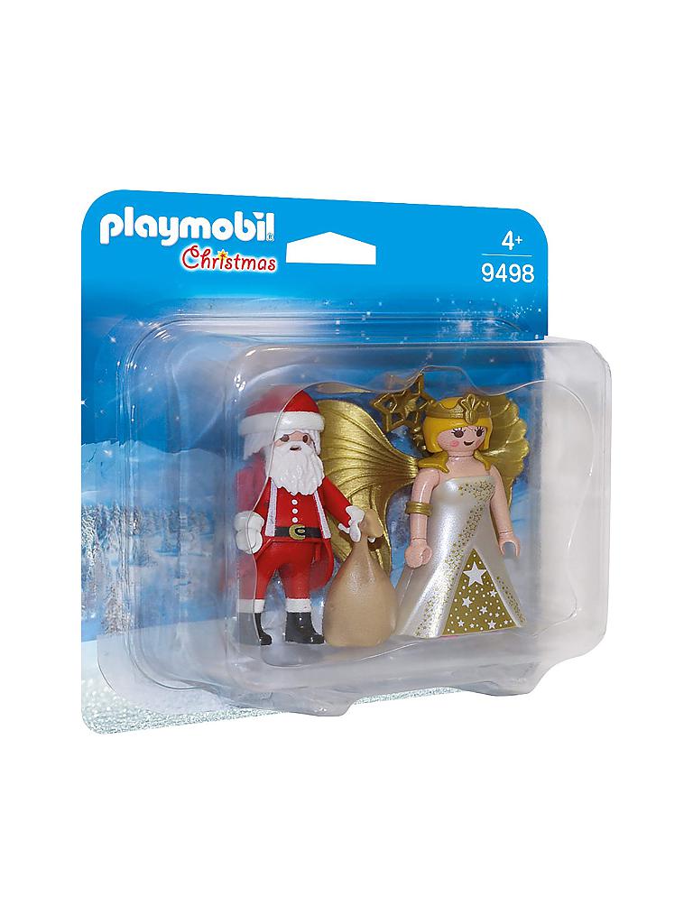 PLAYMOBIL | Weihnachtsmann und Engel - Duo Pack 9498 | keine Farbe