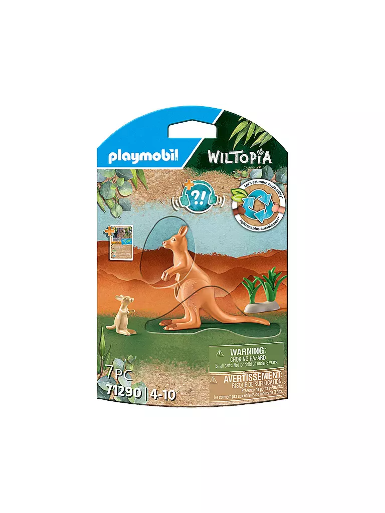 PLAYMOBIL | Wiltopia - Känguru mit Jungtier 71290 | keine Farbe
