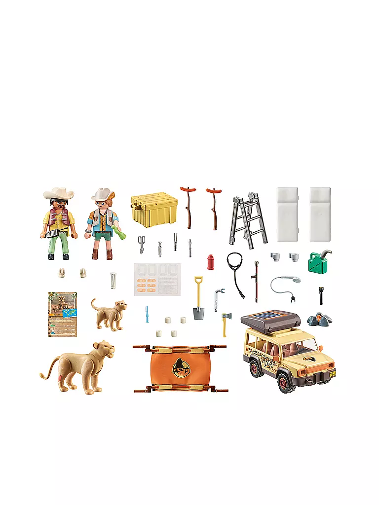 PLAYMOBIL | WILTOPIA - Mit dem Geländewagen bei den Löwen 71293 | keine Farbe