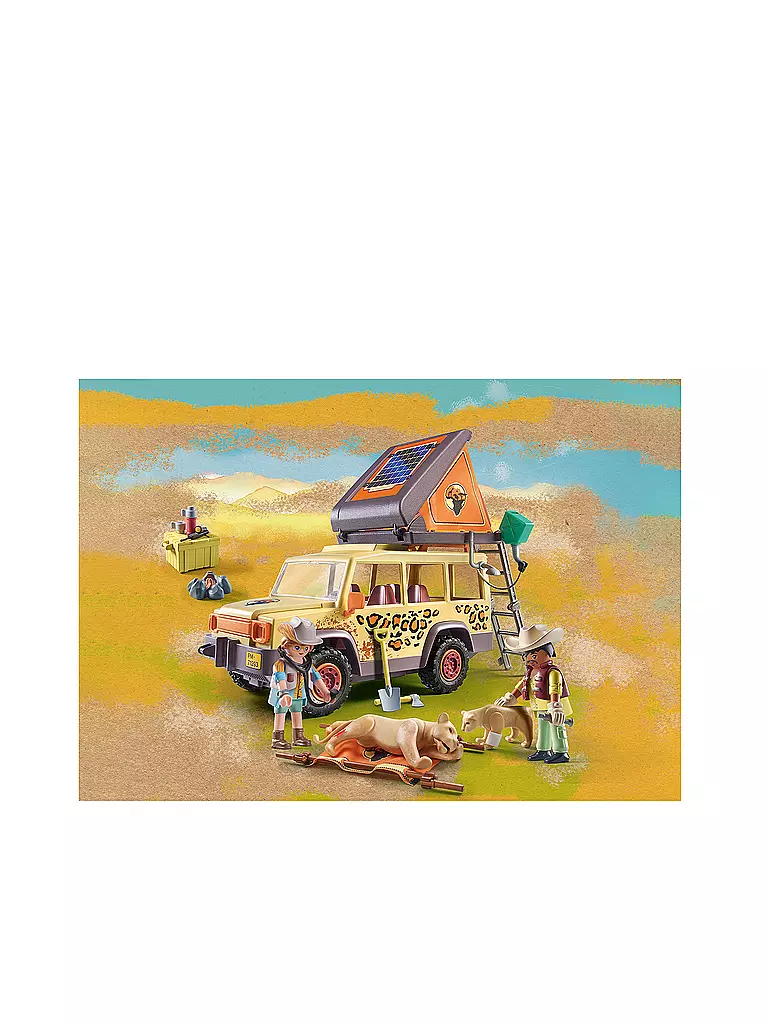 PLAYMOBIL | WILTOPIA - Mit dem Geländewagen bei den Löwen 71293 | keine Farbe