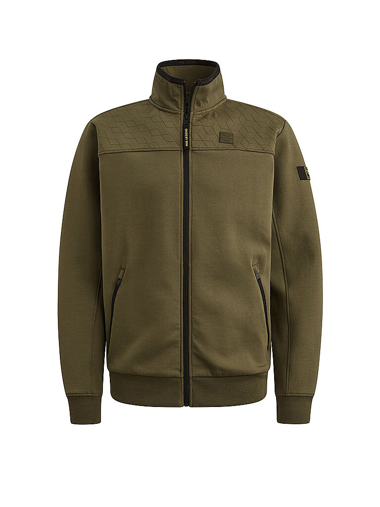 Sweatjacke olive L herren