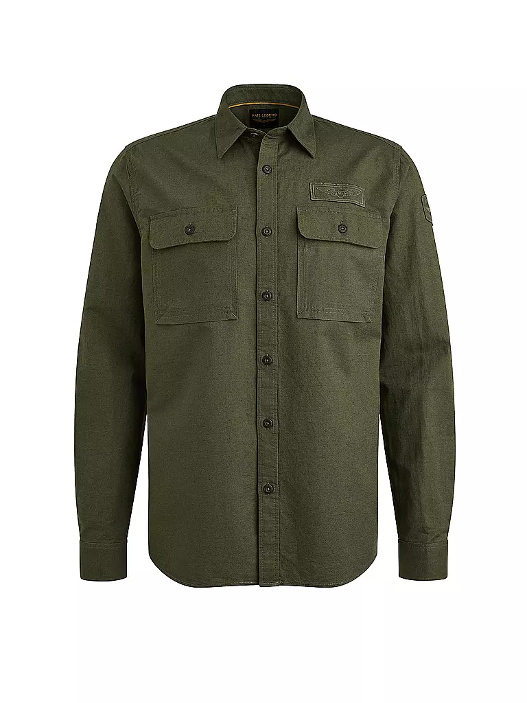 PME LEGEND | Hemd Regular Fit  | olive
