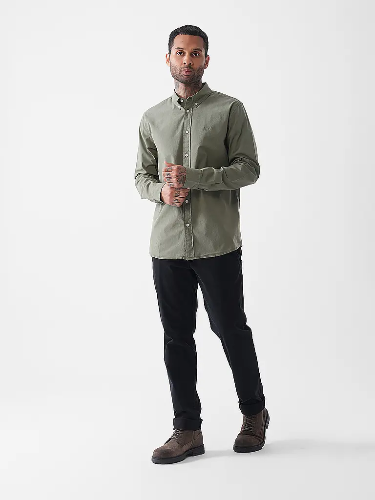 PME LEGEND | Hemd Regular Fit  | olive