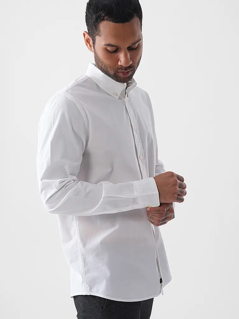 PME LEGEND | Hemd Regular Fit  | weiss