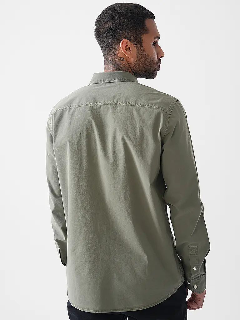 PME LEGEND | Hemd Regular Fit  | olive