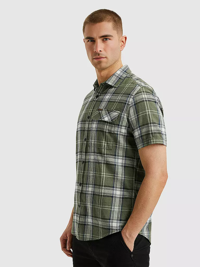 PME LEGEND | Hemd Regular Fit | olive