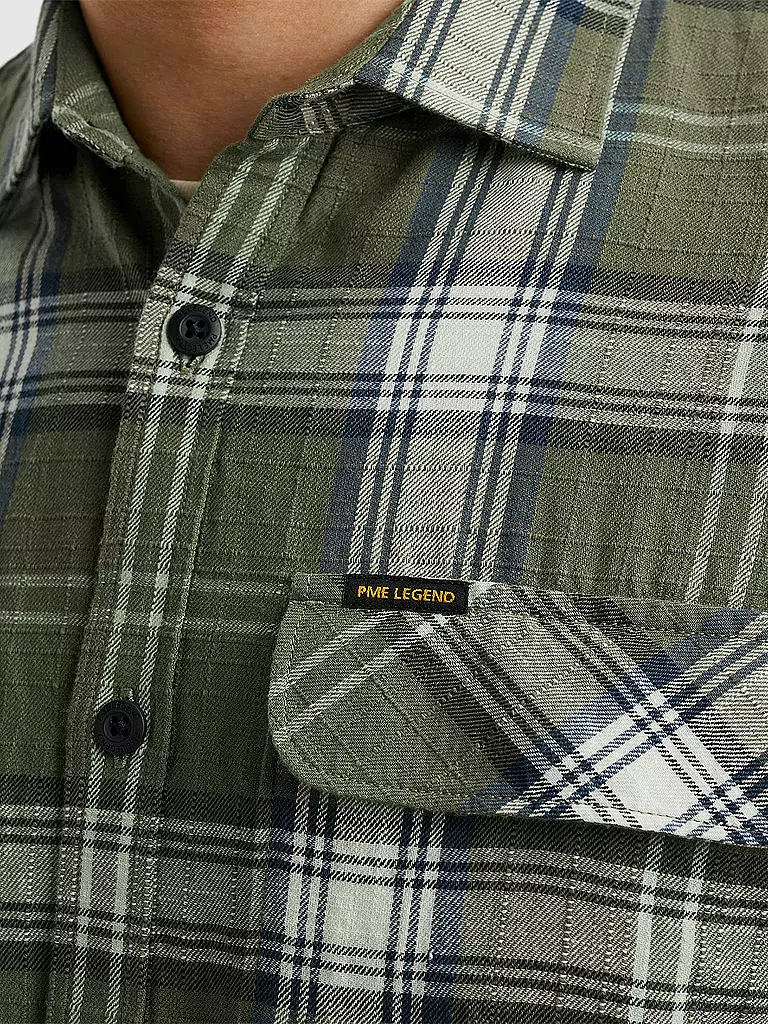 PME LEGEND | Hemd Regular Fit | olive