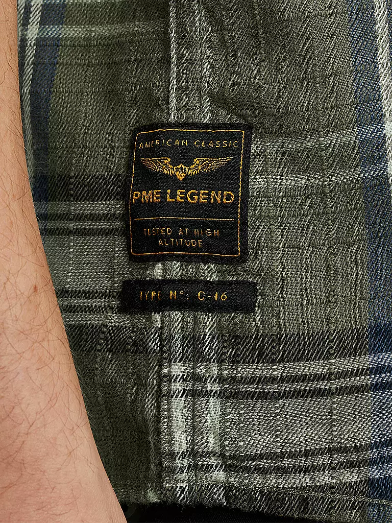 PME LEGEND | Hemd Regular Fit | olive