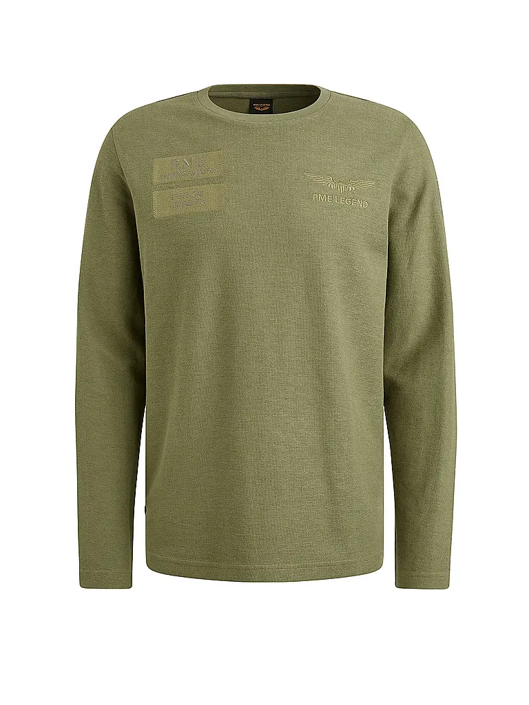 PME LEGEND | Langarmshirt  | olive