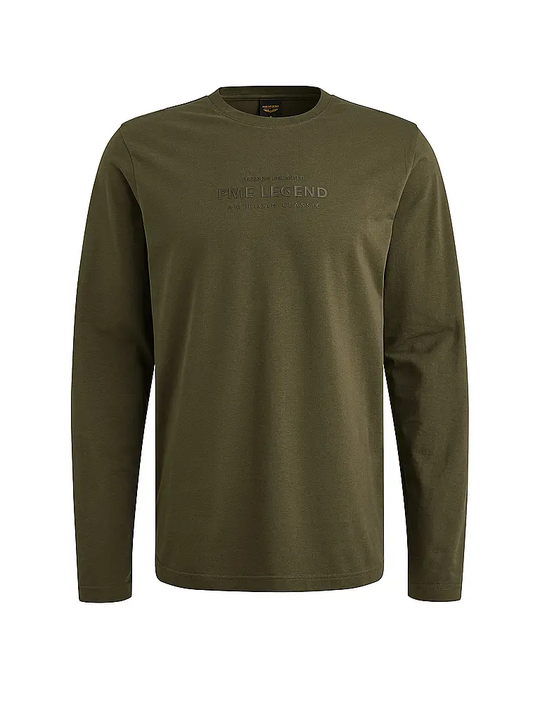 PME LEGEND | Langarmshirt  | olive