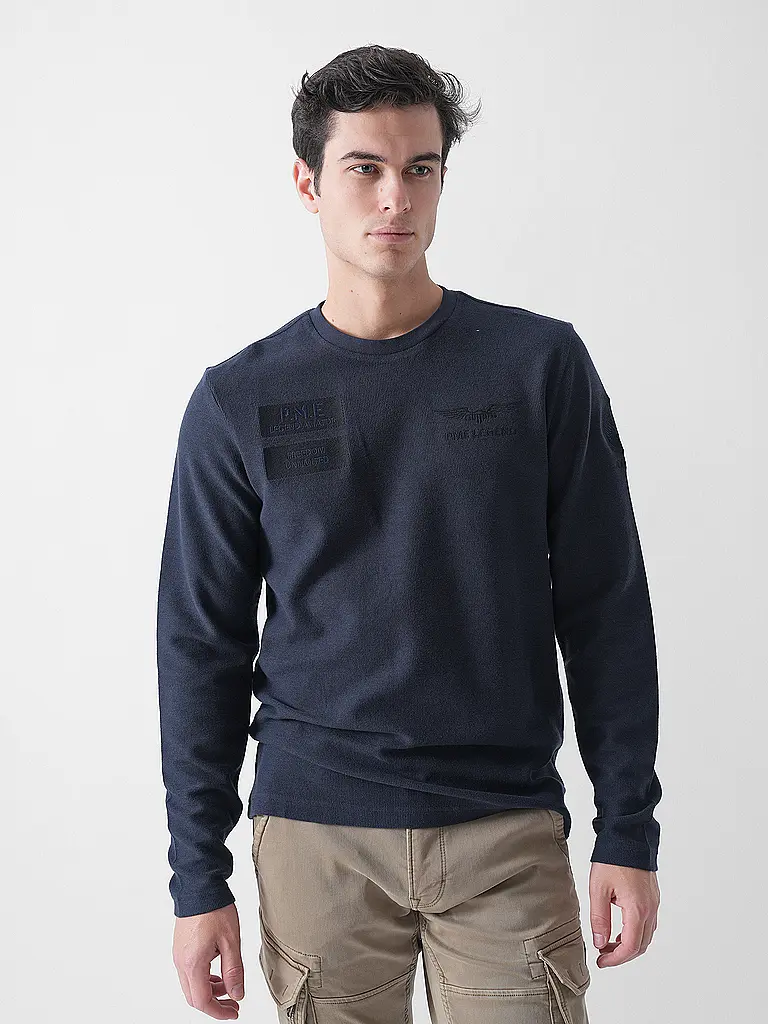 PME LEGEND | Langarmshirt  | dunkelblau
