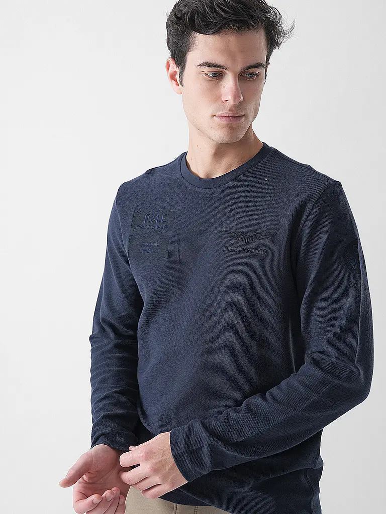 PME LEGEND | Langarmshirt  | dunkelblau