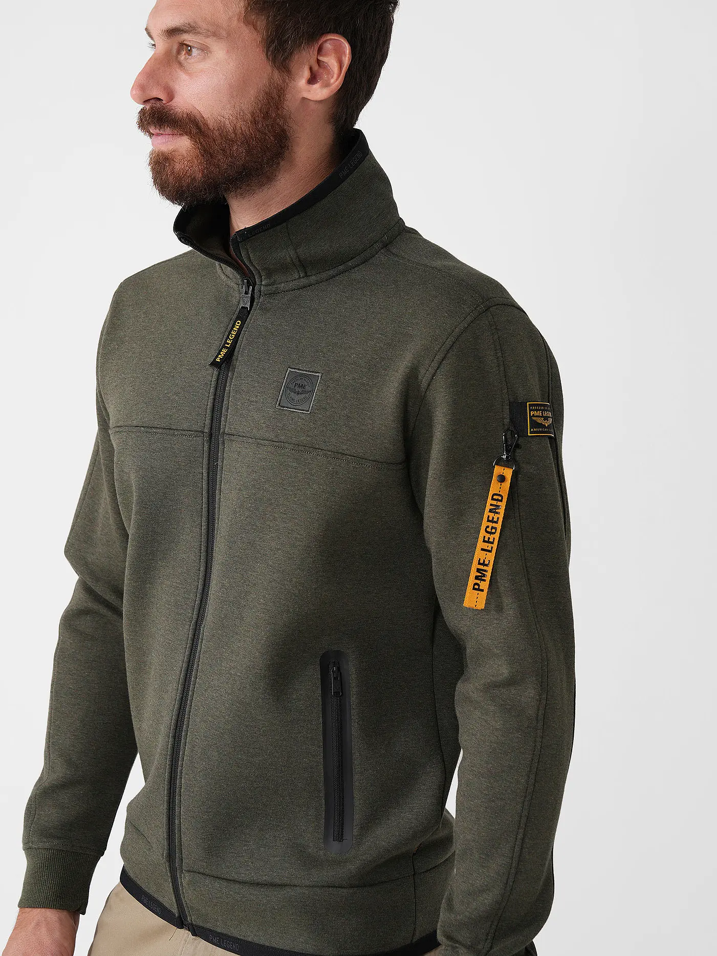 PME LEGEND | Sweatjacke  | olive