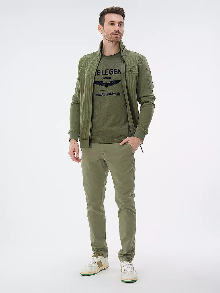 PME LEGEND Sweatjacke olive
